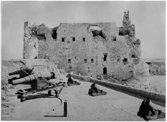 The Fortress of Qaitbey after the Bombardment of Alexandria